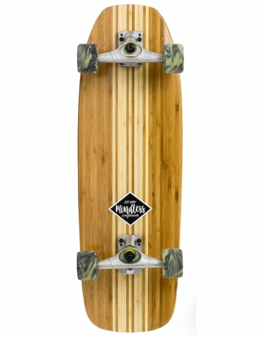 Mindless SurfSkate Bamboo Cruiser - 9.5" x 30" de technologie