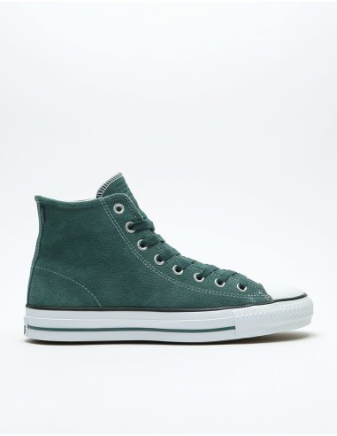 Converse CTAS Pro Hi Suede Skate Shoes - Faded Spruce/White JUSQU'A -70%! 