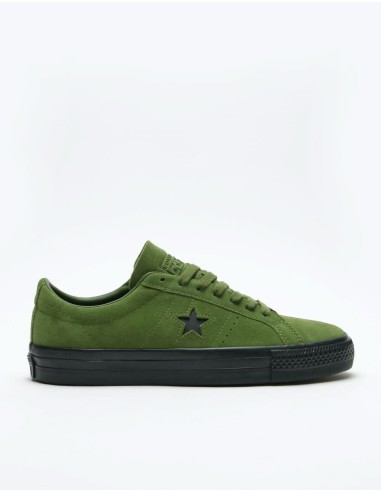 Converse One Star Pro Ox Suede Skate Shoes - Cypress Green/Black/Black vente chaude votre 