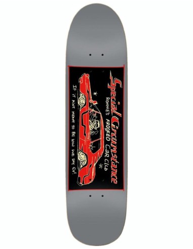 Krooked Ronnie Car Club Skateboard Deck - 8.25" Par le système avancé 