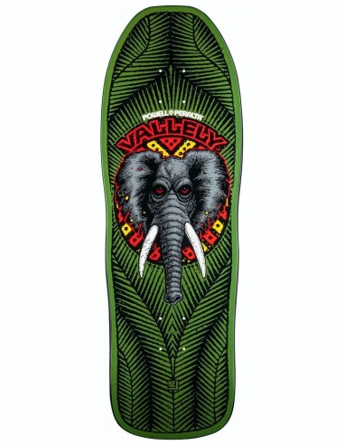 Powell Peralta Vallely Elephant Reissue Skateboard Deck - 10" Les magasins à Paris