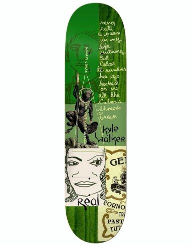 Real Walker Postcards From Mark Skateboard Deck - 8.38" la chaussure