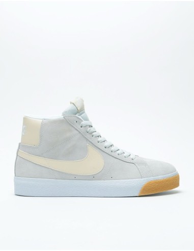 Nike SB Zoom Blazer Mid Skate Shoes - Photon Dust/Light Cream-White-Wh la livraison gratuite