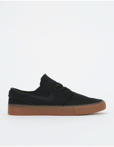 Nike SB Zoom Stefan Janoski Canvas RM Skate Shoes - Black/Black-Gum Li acheter