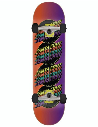 Santa Cruz Multistrip Complete Skateboard - 7.5" en linge