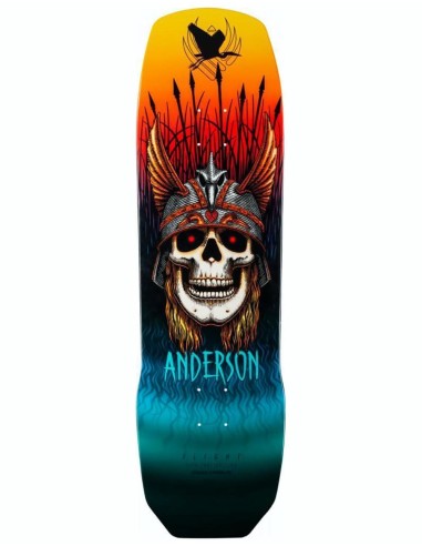 Powell Peralta Anderson Heron Skull Flight Skateboard Deck - 9.13" Comparez plus de prix