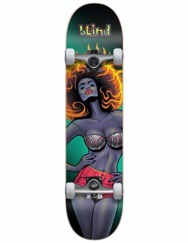 Blind Blacklight Girl Complete Skateboard - 8" Economisez 