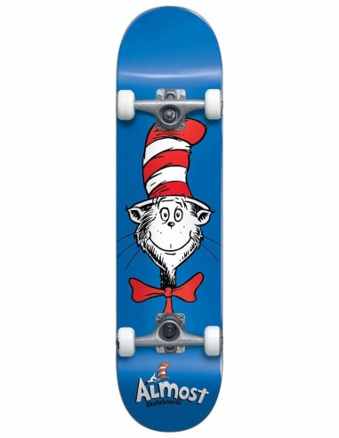 Almost x Dr. Seuss Cat Face Complete Skateboard - 7.875" Toutes les collections ici