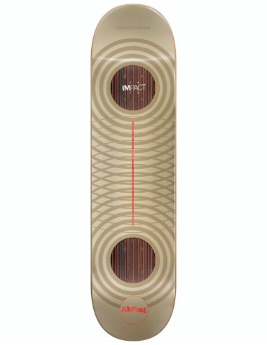 Almost Youness Metallic Rings Impact Support Skateboard Deck - 8.25" Faites des économies