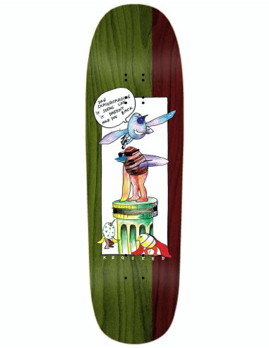 Krooked Drehobl Pedistol Skateboard Deck - 9.25" votre