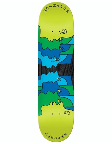 Krooked Gonz Face Off Skateboard Deck - 8.62" en ligne