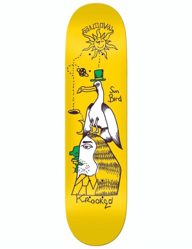 Krooked Sandoval Sunbird Skateboard Deck - 8.5" en ligne des produits 