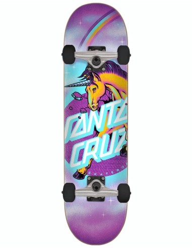 Santa Cruz Unicorn Dot Complete Skateboard - 7.25" les muscles