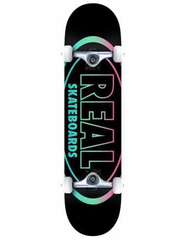 Real Oval Gleams Complete Skateboard - 7.75" brillant des détails fins