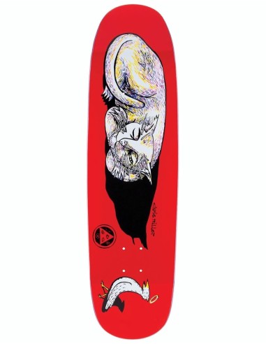 Welcome Miller Sleeping Cat on Catblood 2.0 Skateboard Deck - 8.75" Voir les baskets