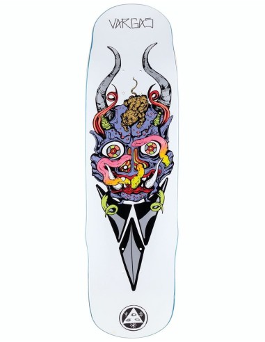 Welcome Vargas Maligno on Effigy Skateboard Deck - 8.8" la chaussure