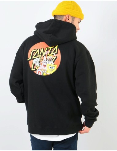 Santa Cruz x SpongeBob Group Pullover Hoodie - Black prix pour 