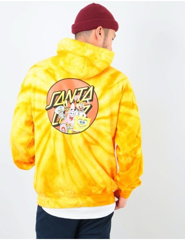 Santa Cruz x SpongeBob Group Pullover Hoodie - Spider Gold JUSQU'A -70%! 