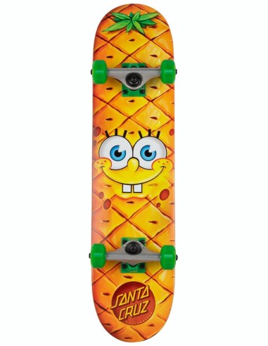 Santa Cruz x SpongeBob Pineapple Face Mini Complete Skateboard - 7.25" commande en ligne