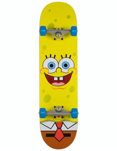 Santa Cruz x SpongeBob Face Complete Skateboard - 8" hantent personnes