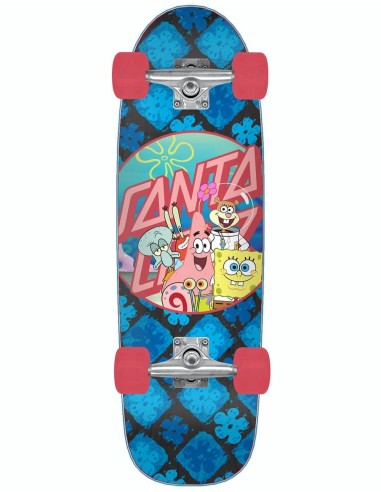 Santa Cruz x SpongeBob Supergroup Cruiser - 8.79" x 29.05" basket pas cher