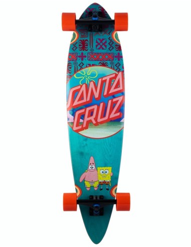 Santa Cruz x SpongeBob Best Buds Pintail Longboard - 39" x 9.58" hantent personnes