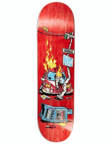 Polar Herrington Crash Skateboard Deck - 8.5" votre