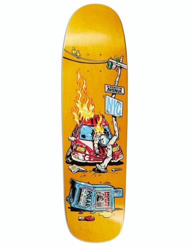 Polar Herrington Crash Skateboard Deck - P9 Shape 8.625" pour bénéficier 