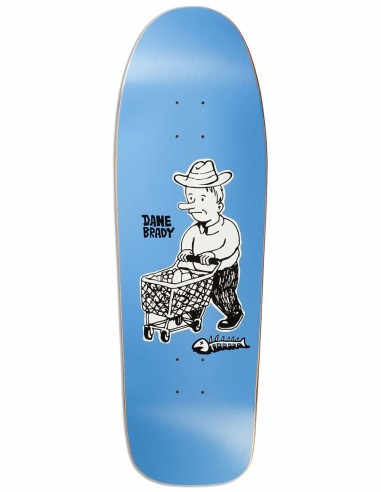 Polar Brady Shopping Spree Skateboard Deck - DANE 1 Shape 9.75" (inc Wheel Wells) Fin de série