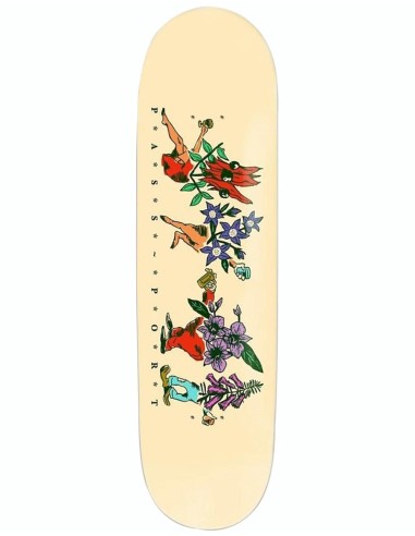 Pass Port Vanilla 'Floral Friends Series' Skateboard Deck - 8" la chaussure