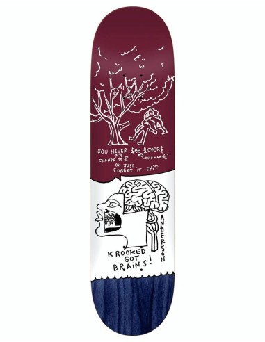 Krooked Anderson Lovers Skateboard Deck - 8.38" à prix réduit toute l'année