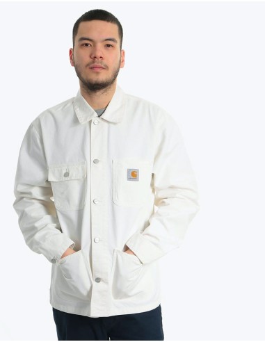 Carhartt WIP Michigan Coat - Off White le des métaux précieux