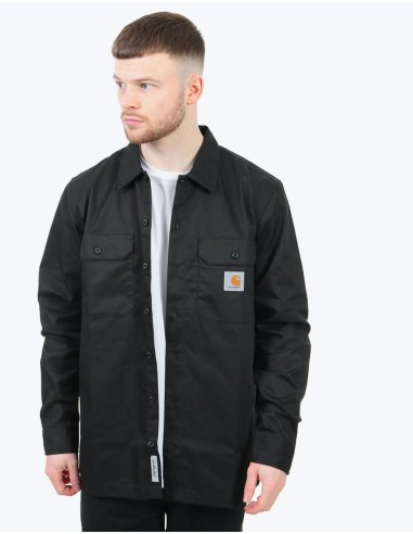 Carhartt WIP L/S Master Shirt - Black acheter en ligne