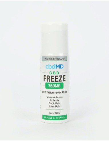 cbdMD Freeze Pain Relief Roll On (90ml/750mg) l'évolution des habitudes 