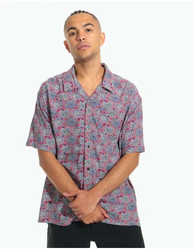 Stüssy Floral Print S/S Shirt - Red plus qu'un jeu 