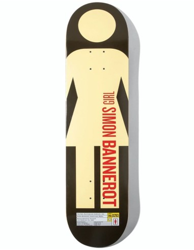 Girl Bannerot Grid OG Skateboard Deck - 8.25" ou a consommer sur place