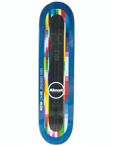 Almost Max Rasterized Impact Light Skateboard Deck - 8" livraison gratuite