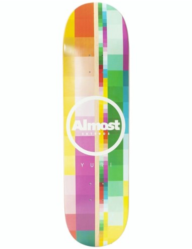 Almost Yuri Rasterized Impact Light Skateboard Deck - 8.375" le concept de la Pate a emporter 