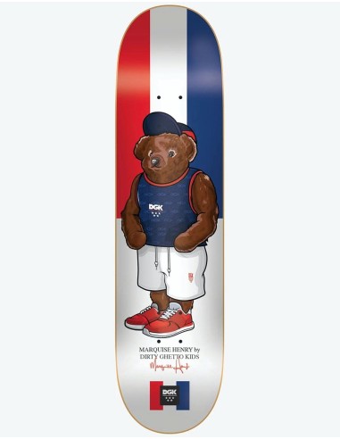 DGK Quise Dirty Ghetto Bears Skateboard Deck - 8.25" de pas cher