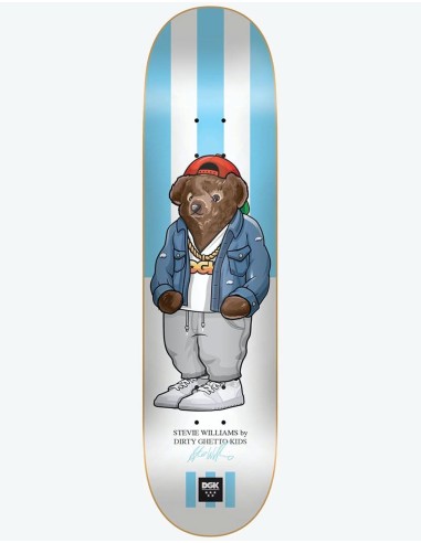 DGK Williams Dirty Ghetto Bears Skateboard Deck - 7.75" Faites des économies