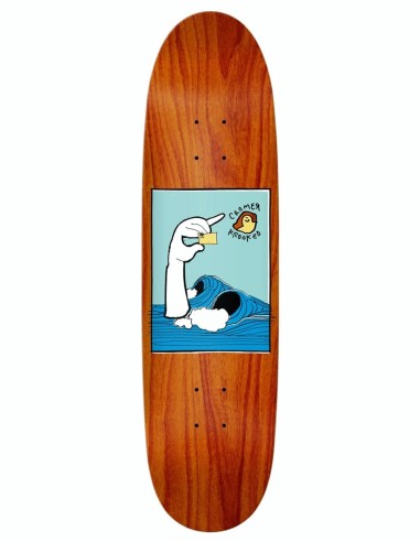 Krooked Cromer Waving Hand Skateboard Deck - 8.38" de technologie