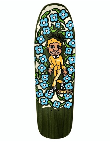 Krooked Gonz Sweatpants Skateboard Deck - 9.81" Par le système avancé 