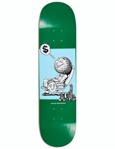 Polar Rozenberg Profit Skateboard Deck - 8.25" Paris Déstockage Promo