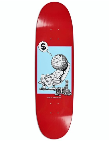 Polar Rozenberg Profit Skateboard Deck - FOOTBALL Shape 8.75" Fin de série