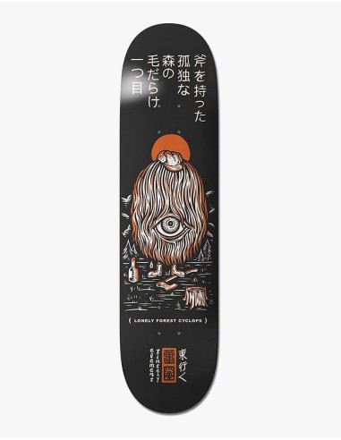 Element x Timber! Forest Cyclops Skateboard Deck - 8.5" brillant des détails fins