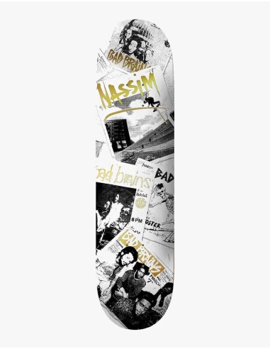 Element x Bad Brains Nassim Flyers Skateboard Deck - 8.5" 50-70% off 