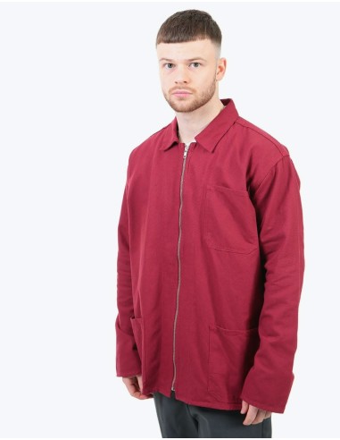 Uskees Lot 3002 L/S Overshirt - Red d'Europe débarque