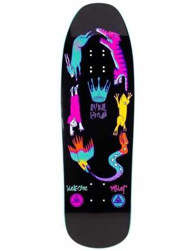 Welcome Miller Animal Kingdom on Gaia Skateboard Deck - 9.6" Voir les baskets