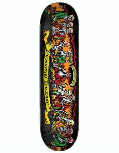 Santa Cruz Guzman Dining with the Dead 15 Year Powerply Skateboard Deck - 8.27" Faites des économies