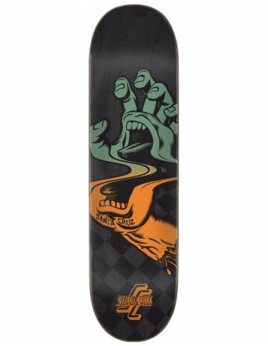 Santa Cruz Copy Hand 'Wide Tip' Skateboard Deck - 8.5" de France